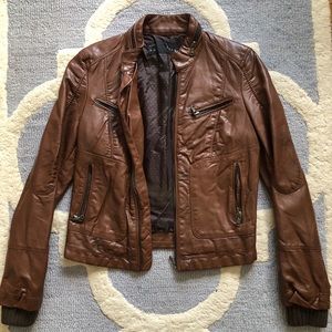Zara leather jacket